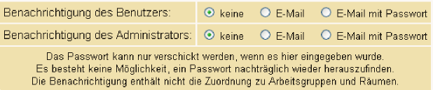 Email Versand
