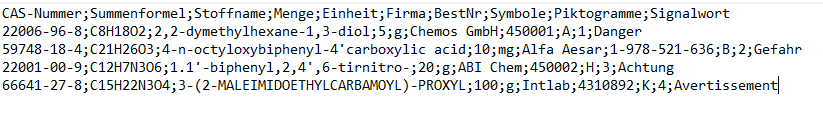 CSV-Datei