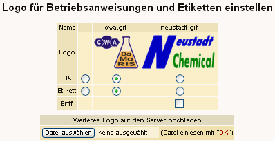 Logo ändern