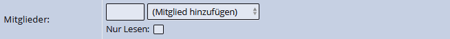 Arbeitsgruppe Mitglieder zuordnen