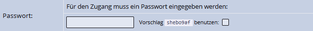 Benutzerpasswort