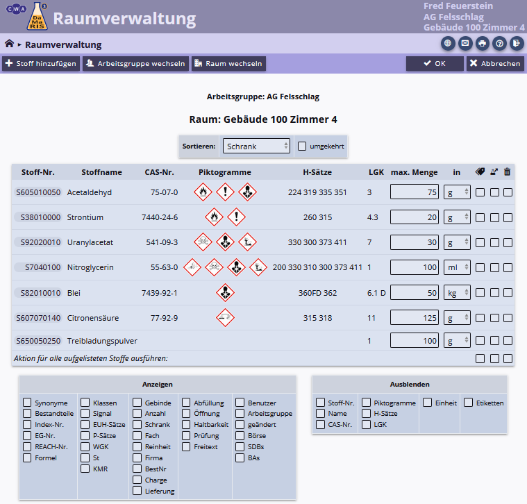 Raumverwaltung